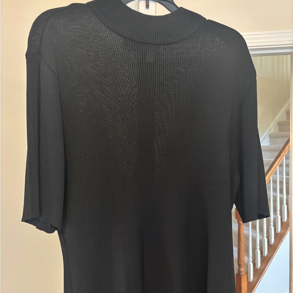 St. John Black Blouse